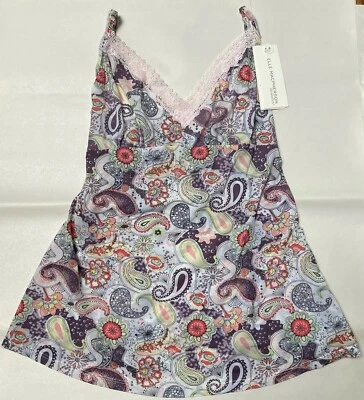 NWT ELLE MACPHERSON GOOD CARMA MONTANA GRAPE CAMISOLE E19-704A SIZE MEDIUM $60 - Image 1 of 2