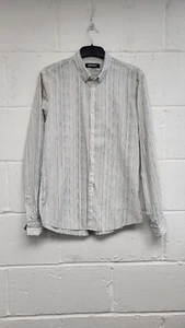 DKNY Multicolored Striped Long Sleeve Cotton Shirt Size S. PWM - Picture 1 of 4