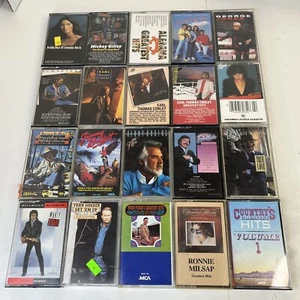 Classic Country Cassette Lot Of 20 George Jones Alabama Earl Thomas Conley Kenny - Picture 1 of 5
