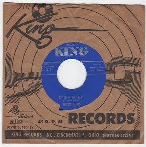 R&B/Blues WYNONIE HARRIS Git to Gittin' Baby/Good Mambo Tonight KING M- HEAR! - Picture 1 of 2