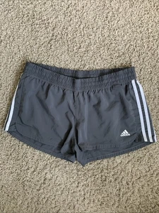 Adidas Gray Aeroready Primegreen Athletic Shorts Size Women's Large - Picture 1 of 4