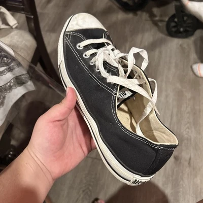 Converse Chuck Taylors Vintage Sneakers Made In USA SIZE 9 1/2 - Image 1 of 4