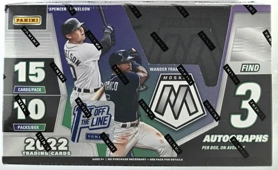 2022 Panini Mosaic Baseball 1st Off the Line FOTL Hobby Box Factory Sealed - Image 1 of 4