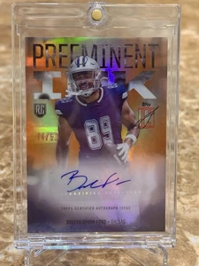 2024 TOPPS SIGNATURE CLASS PREEMINENT INK BREVYN SPANN-FORD RC AUTO /50 - Picture 1 of 3
