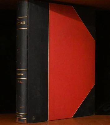 Fortune Magazine No. XIV October-December 1936 Bound Leather Volume - Image 1 of 4