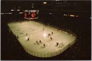 Vintage 1980s CHICAGO STADIUM 4x6 Postcard CHICAGO BLACKHAWKS Hockey Game NHL - Picture 1 of 2