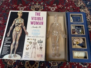 THE VISIBLE WOMAN Assembly Kit Vintage Renwal ORIGINAL box - Picture 1 of 5
