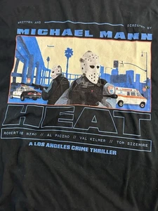 Black Size XL Heat 1995 Movie Graphic T-Shirt - Picture 1 of 4