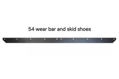 UHMW POLY NEW 3/16" HEAVY DUTY STEEL CUTTING EDGE FITS 54" JOHN DEERE PLOW & SKID SHOES