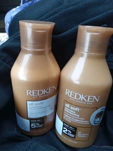 REDKEN ALL SOFT SHAMPOO & CONDITIONER SET - DUO 10.1 fl oz NEW!! - Picture 1 of 1