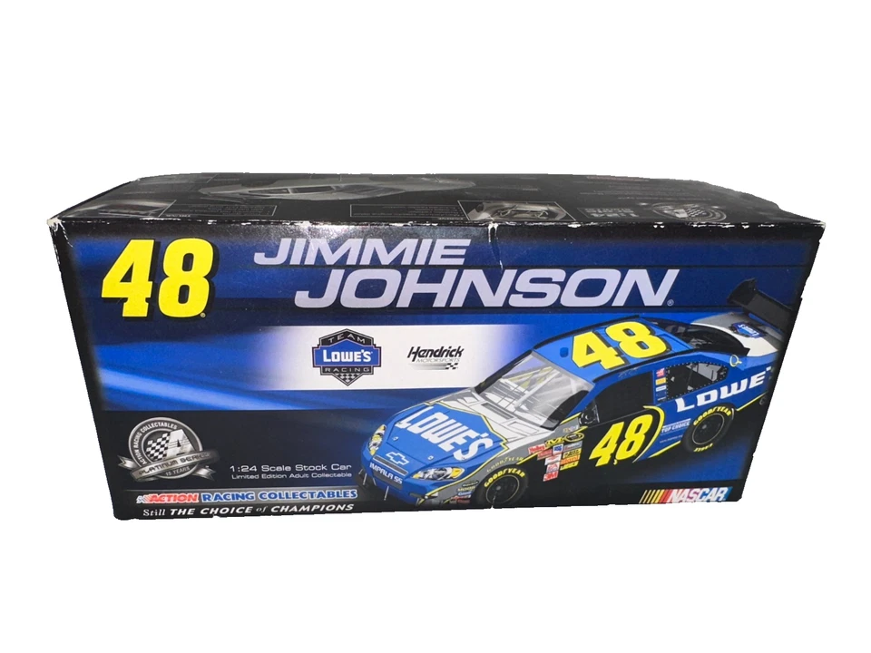 Jimmie Johnson #48 08 Lowe's Impala SS 1:24 NASCAR Action -USADO-ALA FALTANTE Foto 1 de 4
