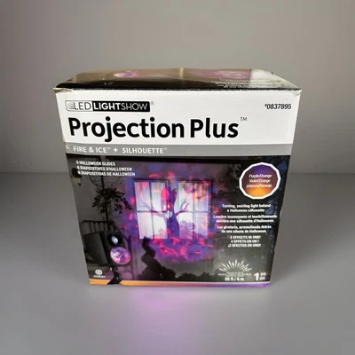 Luz de Halloween Gemmy Projection Plus | Fuego y Hielo + 6 Diapositivas | Funciona | 0837895 Foto 1 de 4