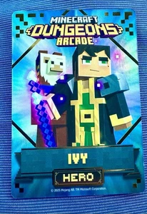 Minecraft Dungeons Arcade Series 4 (#112 Hero: Ivy) carta FOIL - Foto 1 di 2