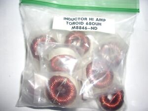 2322-H-Rc M8846-Nd Fixed Inductor Hi Amp Toroid 68 Ouh