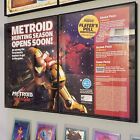 FRAMED Retro 2006 Metroid Prime Hunters publicité/affiche jeu vidéo art mural