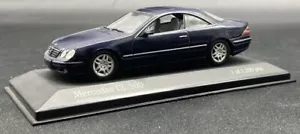 Minichamps 1/43 Mercedes Benz CL Coupe 1999 Dark Blue Metallic 430038021 - Picture 1 of 4