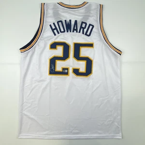 Autographed/Signed Juwan Howard Michigan White College Jersey Beckett BAS COA - Picture 1 of 4