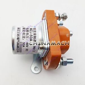 New 48V MZJ-50A New Electric Vehicle DC Contactor 50A Contactor Solenoid