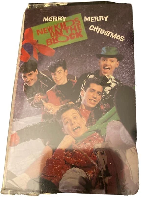 New Kids On The Block Merry Merry Christmas Cassette Tape 1989 Sealed NKOTB - Image 1 of 2