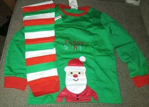 NWT Kids Size 5T Santa Christmas Pajamas from Gold Treasure  - Picture 1 of 6