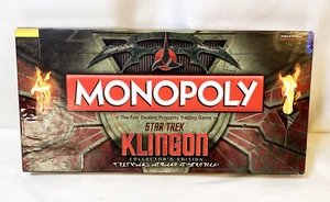 STAR TREK Monopoly Klingon 2011 Limited Edition Spiel - GEBRAUCHT - LESEN - Bild 1 von 7