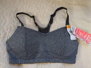 Women's Playtex Nursing Racerback Comfort Flex Sports Bra Style 3010 Size S GREY - Picture 1 of 3