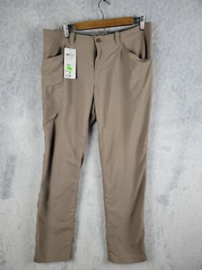 NWT Mountain Hardwear Ramesa V2 Pants Women Sz 8 Inseam 32" Outdoor Hiking Beige - Picture 1 of 14