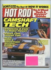 Hot Rod Magazine April 1996 Roller Cam Install, '59 Corvette, '57 Chevy, 32 Ford - Picture 1 of 1