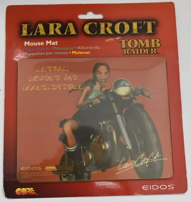 Lara Croft Tomb Raider Mousepad Mouse Mat Lethal Mousepad NEU 1997 EIDOS OVP - Bild 1 von 2