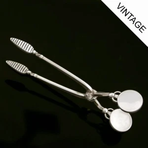 Georg Jensen Silver Sugar Tongs 174 - Parallel/ Relief - Picture 1 of 1