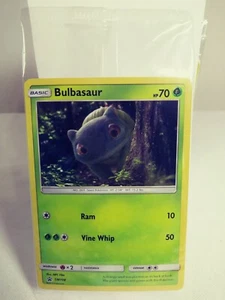 Tarjeta promocional Bulbasaur Pokemon 2019 Black Star - Imagen 1 de 2
