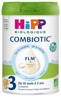 HiPP Combiotic FLM 3 From 10Months 3Year  Baby Formula Organic 800g EXP: 12/2025 - Image 1 of 3