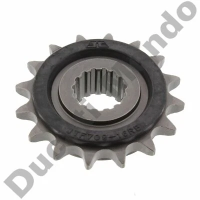 Piñón delantero 16 dientes JT acero acolchado Aprilia 750 900 1200 Shiver Dorsoduro Foto 1 de 2