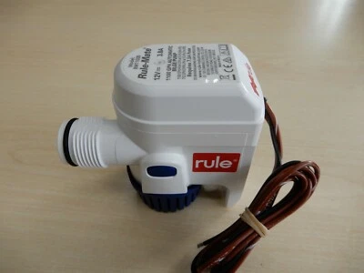 Skeeter Boats RULE MATE  1100GPH bilge pump automatic 91160228 RM1100B - Image 1 of 2