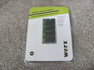 Brand New WERX 1GB 200-pin SODIMM DDR PC3200 Notebook Computer Memory - Picture 1 of 2