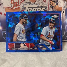 2023 Topps Chrome Update Sapphire “Heart Of Gold” Paul Goldschmidt+Nolan Arenado