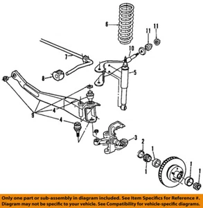 FORD OEM 84-97 Ranger Front Suspension-Insulator E7TZ3B203A - Picture 1 of 1