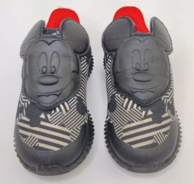 阿迪达斯迪士尼米老鼠黑色白色红色D96916蹒跚学步的孩子尺寸7K无内底  — 第 1/4 张图片