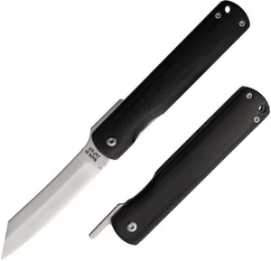 Higonokami Folding Knife 3" Satin Finish VG10 Steel Blade Black Pakkawood Handle - Picture 1 of 4