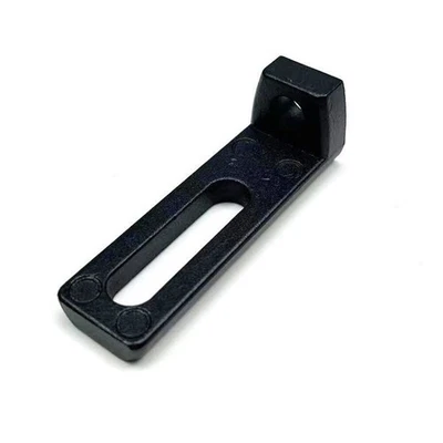 Motorcycle Spotlight Bracket Black with Rugged Alloy and Adjustable Slide - Image 1 of 4