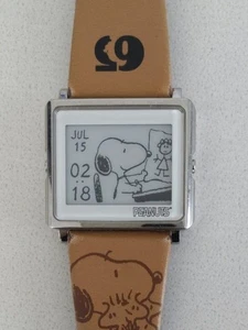 Reloj Pulsera Snoopy 65 Inteligente Lona Cuadrado Baterías Reemplazadas De Japón - Imagen 1 de 10