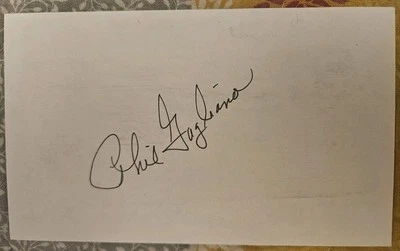 Phil Gagliano Signed Autograph 3x5 Index Card Cubs,Red Sox,Reds - Image 1 of 3