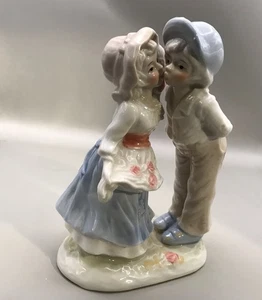 First Kiss Porcelain Figurine - Picture 1 of 9