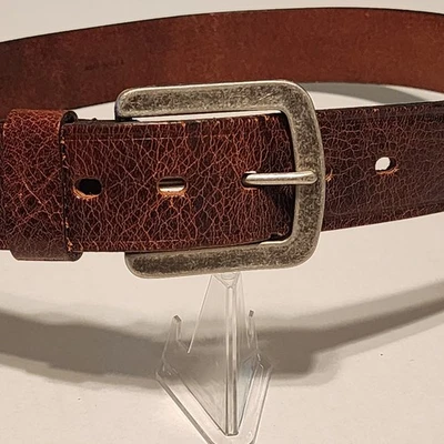 JOHNSTON & MURPHY Brown Genuine Leather Belt SIZE 34, 70283, Outdoor Casual USA - Image 1 of 4
