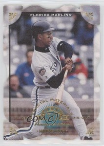 1998 Leaf Fractal Foundation Materials Die-Cut Z2-Axis /20 Moises Alou (Nylon)