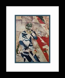 MARC CHAGALL ""Half Past Three (El Poeta)"" - Estampado artístico enmarcado personalizado - Imagen 1 de 1