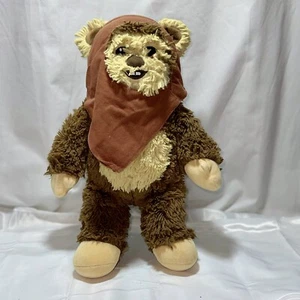 Build A Bear Ewok Wicket 16" Large Plush BAB Star Wars W/Hood 2016 - Picture 1 of 14