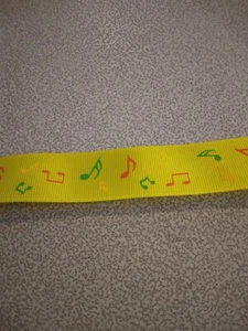 Grosgrain Ribbon Musical Notes 275311 - Picture 1 of 2