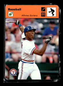 2005 Leaf Alfonso Soriano Orange Running-Glove Texas Rangers #/30 #5