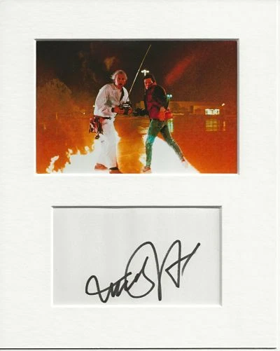Michael J Fox back to the future genuine authentic autograph signature UACC RD - Image 1 of 1